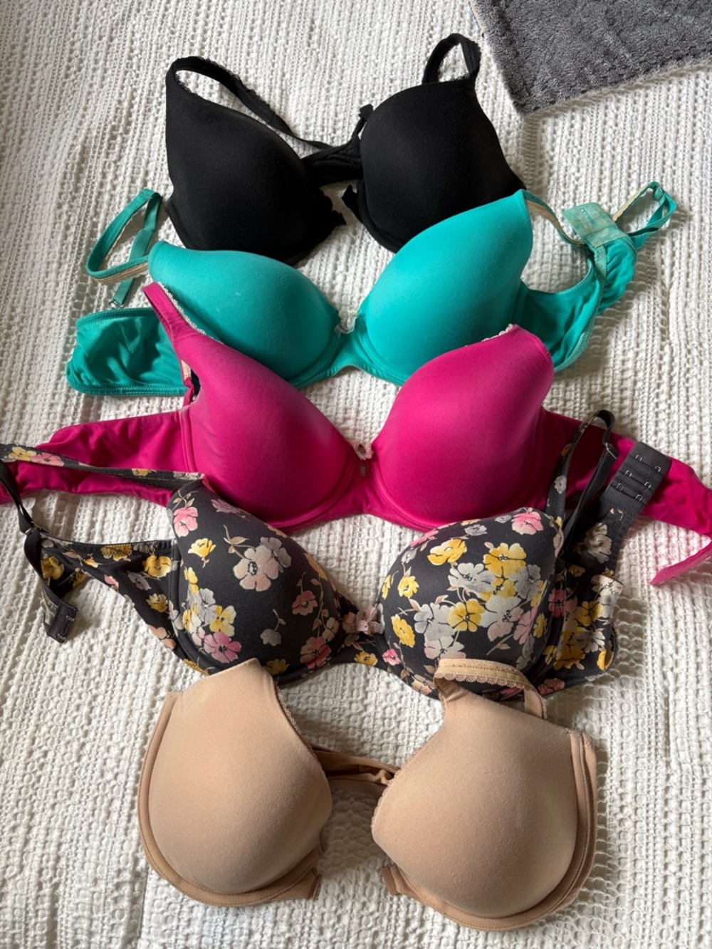 Victoria's Secret Bra Set - Black, Teal, Hot Pink, Floral, Nude